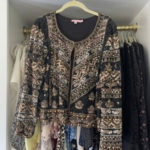Calypso sequin black jacket